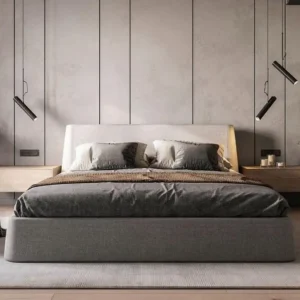 Giường ngủ bọc nỉ hiện đại đẹp tinh tế LG-GN484