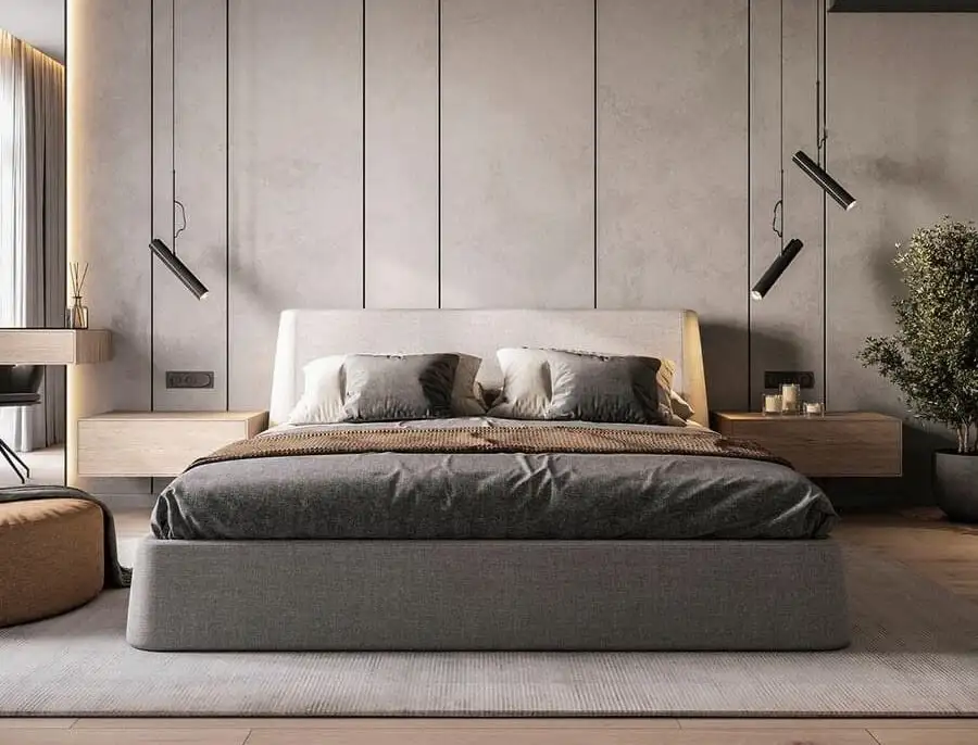 Giường ngủ bọc nỉ hiện đại đẹp tinh tế LG-GN484