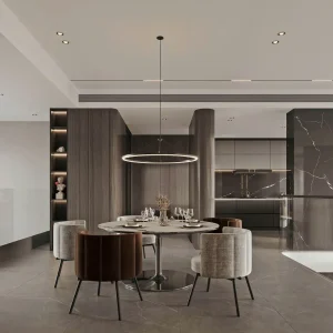 Bộ bàn ăn cho nhà phố đẹp BA-02A