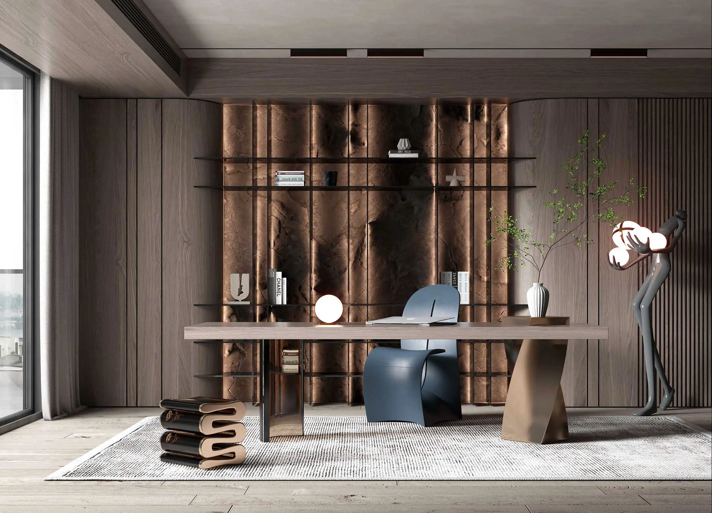 Bàn làm việc cao cấp GD-03A