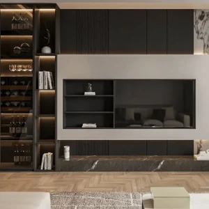 Mẫu kệ tivi cho phòng khách lớn hiện đại LG-KTV257