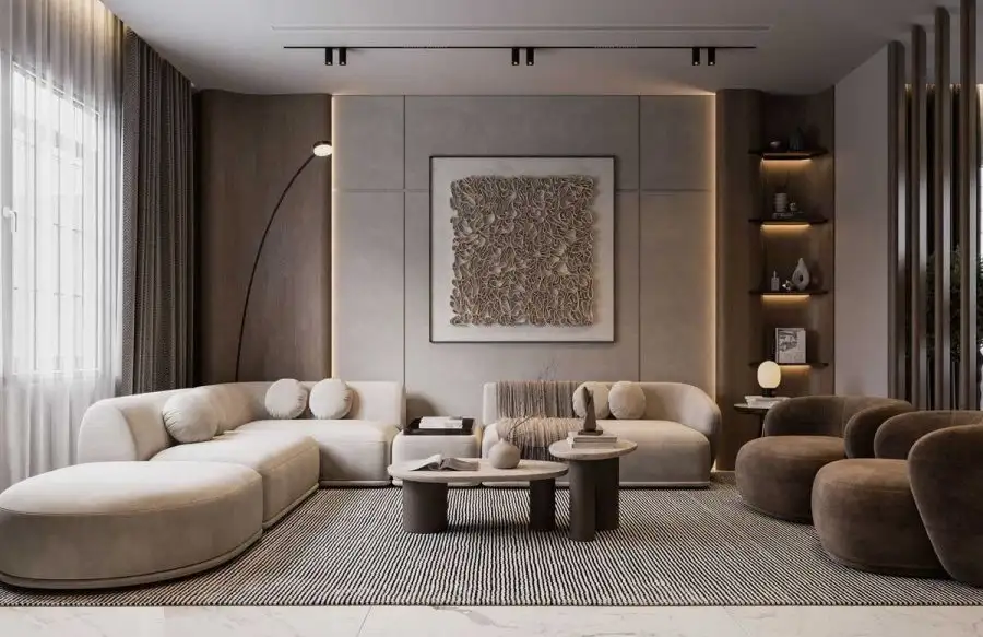 Bộ sofa phòng khách đẹp hiện đại LG-SF419